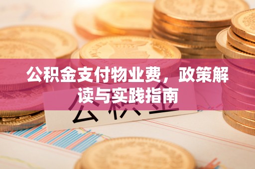 阿拉山口公积金支付物业费，政策解读与实践指南