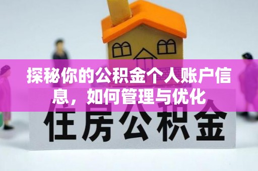 阿拉山口探秘你的公积金个人账户信息，如何管理与优化