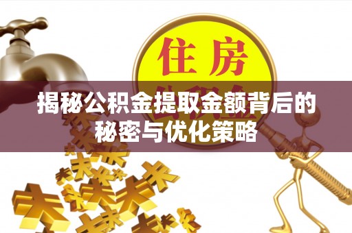 阿拉山口揭秘公积金提取金额背后的秘密与优化策略