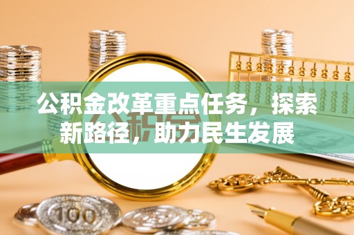 阿拉山口公积金改革重点任务，探索新路径，助力民生发展