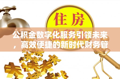 阿拉山口公积金数字化服务引领未来，高效便捷的新时代财务管理