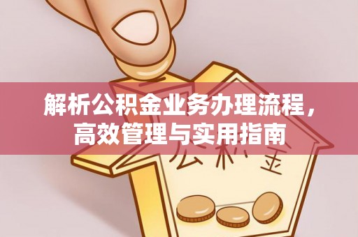 阿拉山口解析公积金业务办理流程，高效管理与实用指南