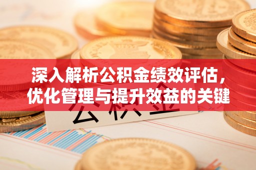 阿拉山口深入解析公积金绩效评估，优化管理与提升效益的关键路径