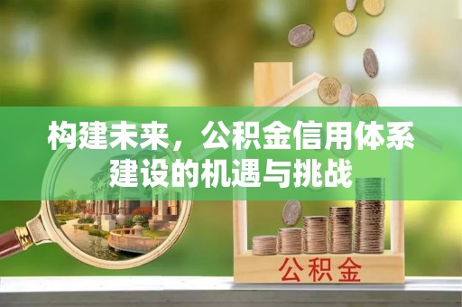 阿拉山口构建未来，公积金信用体系建设的机遇与挑战