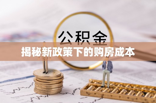 阿拉山口揭秘新政策下的购房成本