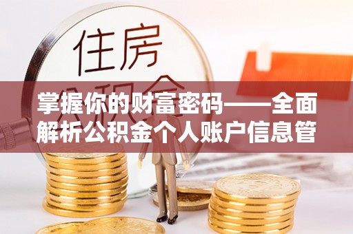 阿拉山口掌握你的财富密码——全面解析公积金个人账户信息管理与优化