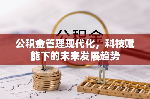 阿拉山口公积金管理现代化，科技赋能下的未来发展趋势